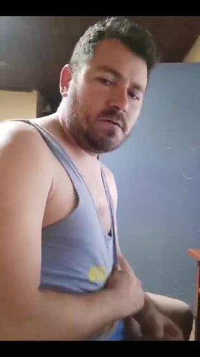 Smoking and Jerking off When Home Alone