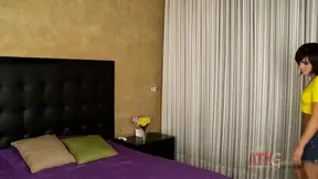 Hot Brunette Shawna rides and gets a facial