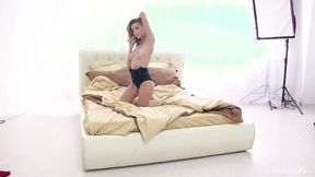 ”Dark Lingerie Cutie Mango Rubs Her Nubile Tender Body In Erotic Poses!”