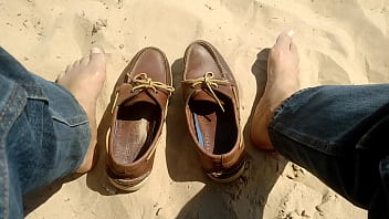 Sperry Topsiders, at the Beach