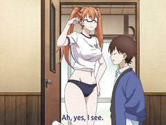 Tall anime volleyball babe rides a tiny cock and takes huge creamy load