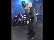 motorcycle in background fun with dummy part 2