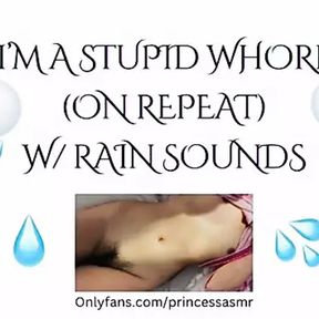 IM A STUPID WHORE (Rain ASMR)