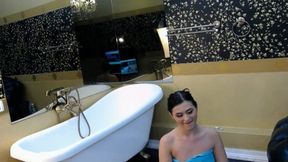 Odyssey Hot Shower in a Bath Tub