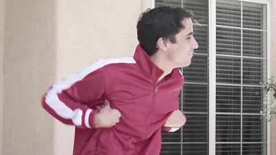 Thick ass blonde MILF is getting pounded by a teen stallion from many angles