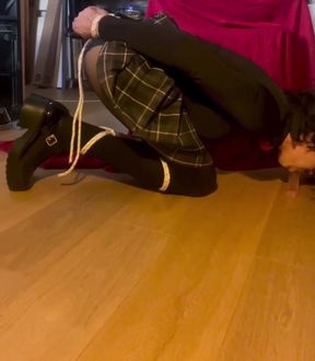 Bondage blowjob training