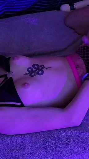 Black Light Sex with My Hot Trans Friend