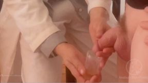Stepson's Medical Exam in Front of Daddy - part 2: the urine samples