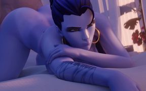 Widowmaker From Overwatch - Sniper Mission Failed Because of Big Cock - Doggystyle &amp; Beach Jack-o Pose Big Ass Fuck 3D