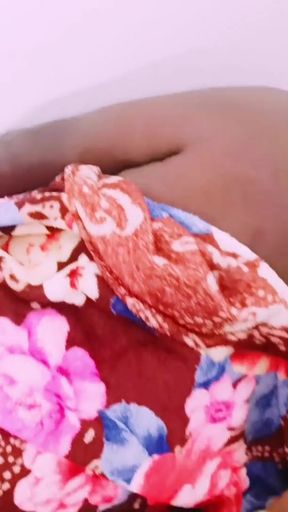 Thrilling moment from &quot;Desi thresome beautiful housewife cheating husbend fucking husbend&#039;s small brother big long cock.&quot;