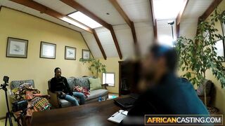 Casting - Rough Anal and Large Facial for Ebony 18