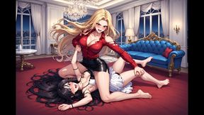 Female Wrestling Confessions #194: Jealous Rivalry Unleashed