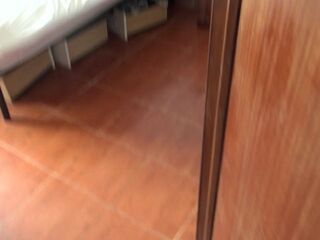 hirsute voyeur wife watching her stepson masturbate his large schlong