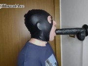 I really love BBC.  I'm taking this nice 27 cm dildo down my throat to enjoy the deepthroating