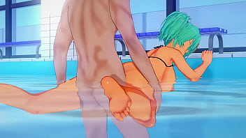 Ikki Tousen - Pool sex with hot Housen Ryofu