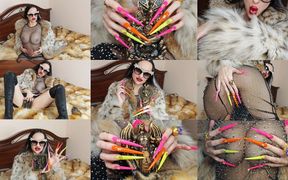 Worship My Extremely Long Neon Nails, Satan and Furs
