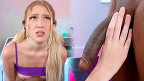Hot Teen Experimenting With Intense Black Stepfather Pleasure
