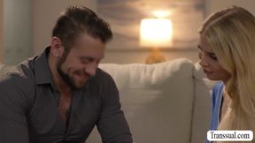 Busty shemale swap her husband to her friends guy