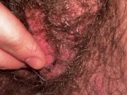 ftm my swollen clit after hours of edging