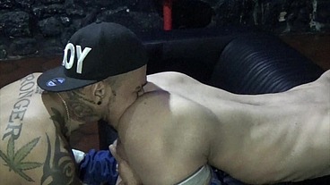 2047 french slut fucked raw by latino boy in backroom
