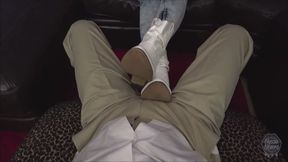 AN OLD TIMEY BALLBUSTING AND BOOTJOB (WMV FORMAT)