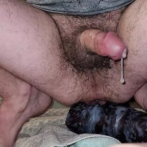 Gaped Wet hole and big dildos fill my wanting ass Cuming hard