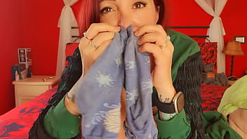 ChantalChannel - mmm, I smell my old dirty socks and show you my tits