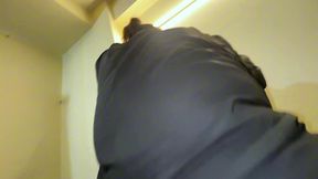 lebanese hot girl clean my room & i see her hanging boobs with puffy nipple & start masturbation