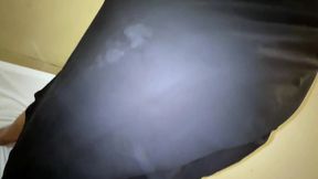 lebanese hot girl clean my room & i see her hanging boobs with puffy nipple & start masturbation