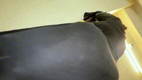 lebanese hot girl clean my room & i see her hanging boobs with puffy nipple & start masturbation