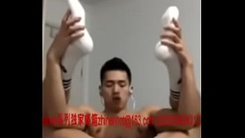 Asian boy cum on cam