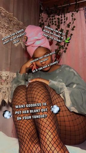 ✨Mother Cherrie✨ teases you w/ her feet during a Smoke Sesh