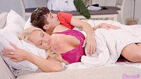 Stepmom Wants A Sneaky Creampie On The Couch