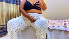 Hot Stepmother with Big Fat Dick Masturbat Was Caught by Stepson - From Female to Shemale by Starpon