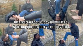Interracial Foot Puppy Humiliated Spitting Queens Dirty Feet Devotion Ft Miss AATT & Elitefeetstreet