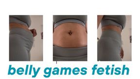 Playing with my tummy: whispers, caresses and gentle pleasure
