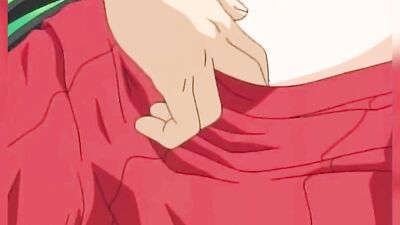 Watch this hentai porn as a cute brunette gets pounded in the woods