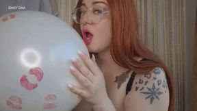 BBW Balloon Lipstick Application & Kisses