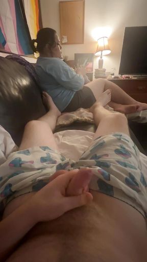 He Got Ignored While Jerking off and Cumming