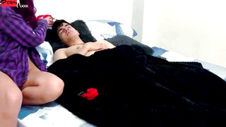 Busted! I Bound My Stepbrother with Cuffs, Now Hes My Sex Slave