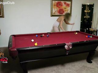 Fitness Fake Breasts Hotwife Cucks Hubby in Front of BBC Strippers Taking Turns Giving Her Creampies