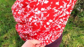 In the Field Her Naked Breasts ***