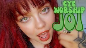 Green Eye Fetish JOI - Worship My Big Eyes - Ginger Rae