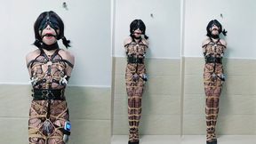 ANH-05 Black Silk Fishnet sissy · Heavy Shibari Bondage & Electro Play