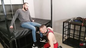 ”Bearded Daddy Javi Hard Toys His Sex Slave Jordi Slutx”