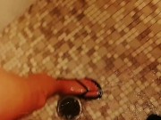 "I want to but I can't"Follow Cheating friends Wife in camp shower-fucks until she feels guilty