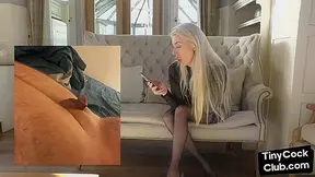 SPH amateur solo femdom British Darling laughs at small cocks