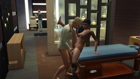 massagem quente com finalizacao sexual. the sims 4