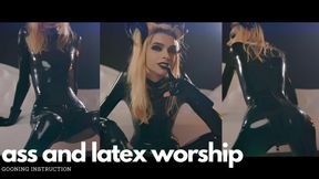 ASS AND LATEX WORSHIP gooner instruction