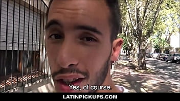 Straight Young Latin Guy Picked Up Paid Cash POV - German